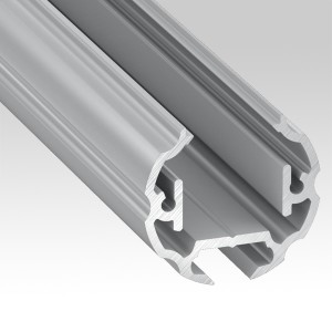 Round aluminium profiles